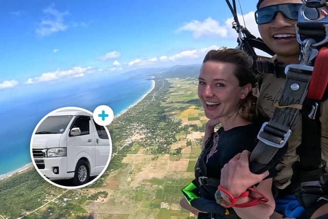 公主港雙人高空跳傘套票連共享客貨車接送 - Palawan 旅遊團